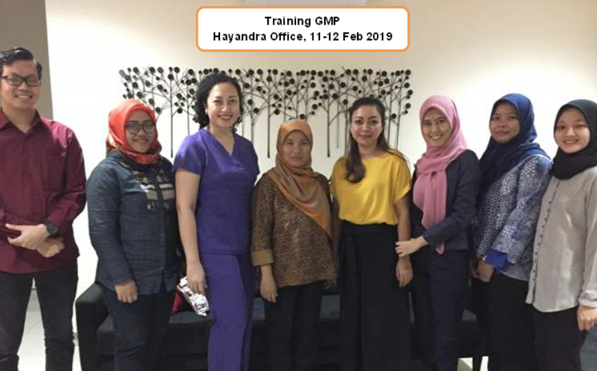 TRAINING GMP (GOOD MANUFACTURING PRACTICES): ( 27-28 April 2026 Lombok)(4-5 Mei 2026, Surabaya )(11-12 Mei 2026, Jakarta )(18-19 Mei 2026, Lombok )( 25-26 Mei 2026, Bandung)